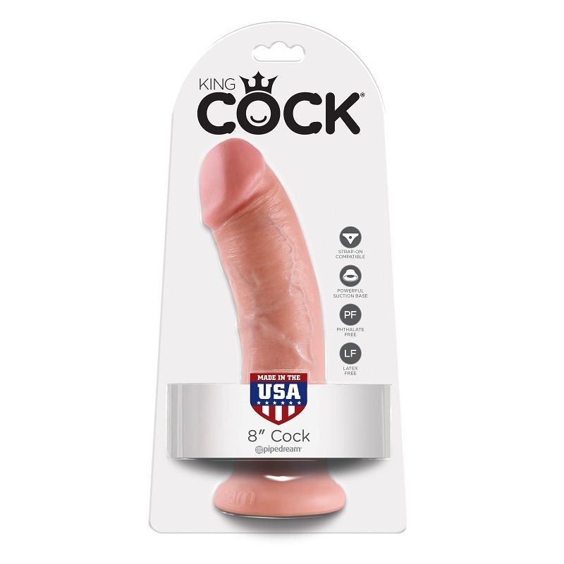 KING COCK - 8 DILDO FLESH 20.3 CM KING COCK  NOCTURNA DESIRES