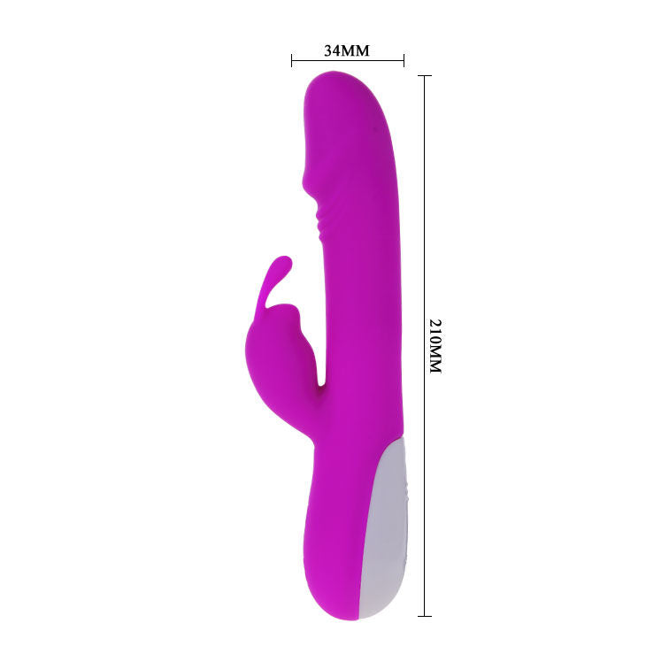 PRETTY LOVE - FLIRTATION ROBERT VIBRATOR WITH CLITORIS STIMULATOR PRETTY LOVE FLIRTATION  NOCTURNA DESIRES