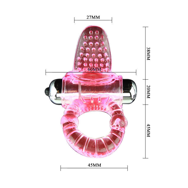 BAILE - SWEET ABS 10 RHYTHMS RING PINK VIBRATOR PENIS RING BAILE FOR HIM  NOCTURNA DESIRES