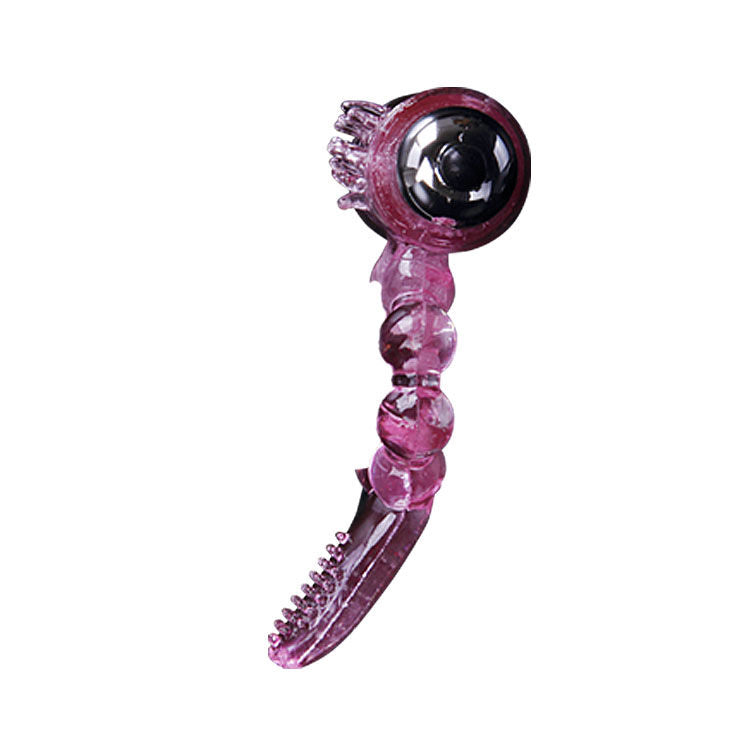 BAILE - SILICONE RING 10 TONGUE RHYTHMS WITH PINK VIBRATION BAILE FOR HIM  NOCTURNA DESIRES
