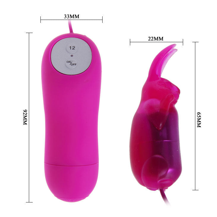 BAILE - CUTE SECRET BUNNY VIBRATOR 12 SPEED BAILE STIMULATING  NOCTURNA DESIRES
