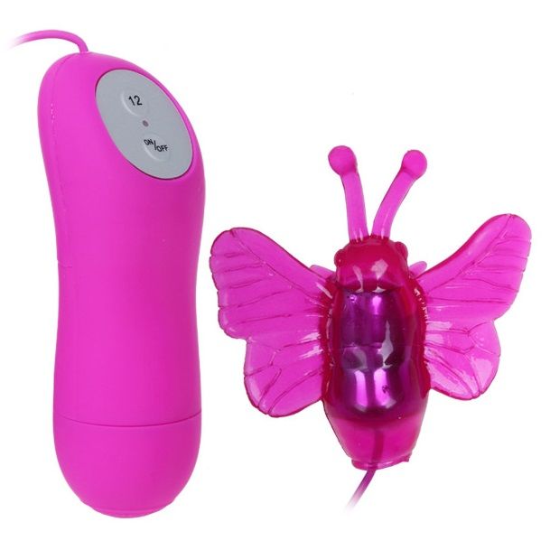 BAILE - CUTE SECRET BUTTERFLY STIMULATOR VIBRATOR 12V BAILE STIMULATING  NOCTURNA DESIRES
