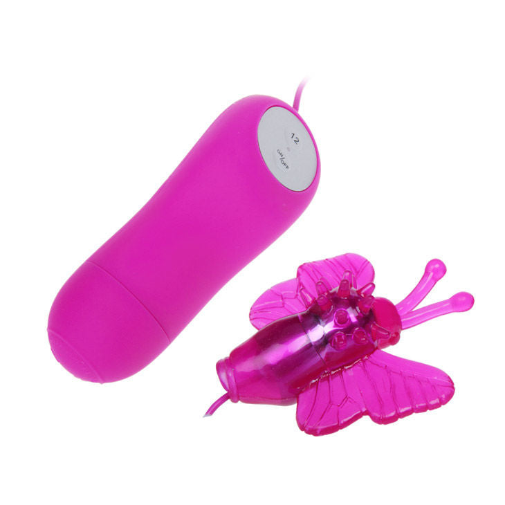 BAILE - CUTE SECRET BUTTERFLY STIMULATOR VIBRATOR 12V BAILE STIMULATING  NOCTURNA DESIRES