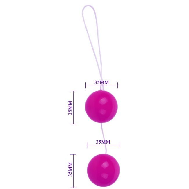 BAILE - TWINS BALLS LILAC CHINESE BALLS UNISEX BAILE STIMULATING  NOCTURNA DESIRES