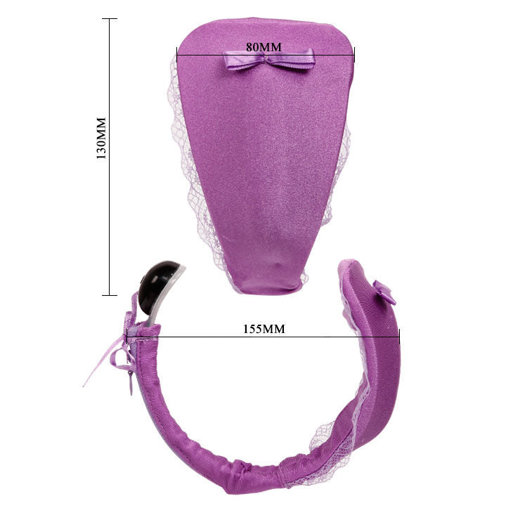 BAILE - THONG WITH VIBRATOR WITH LILAC REMOTE CONTROL BAILE STIMULATING  NOCTURNA DESIRES