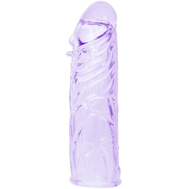 BAILE - LILAC COVER FOR THE PENIS IN ADAPTABLE SILICONE 13 CM BAILE FOR HIM  NOCTURNA DESIRES