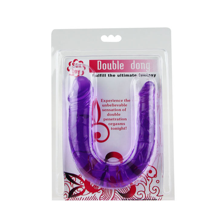 BAILE - DOUBLE DILDO IN LILAC FLEXIBLE JELLY BAILE ANAL  NOCTURNA DESIRES