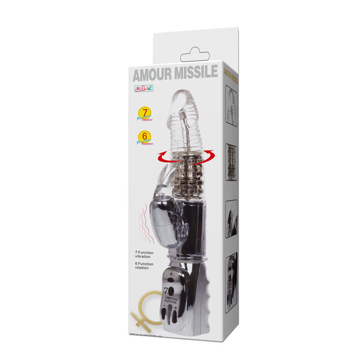 BAILE - AMOUR MISSILE TRANSPARENT ROTATOR 26.5 CM BAILE ROTATIONS  NOCTURNA DESIRES