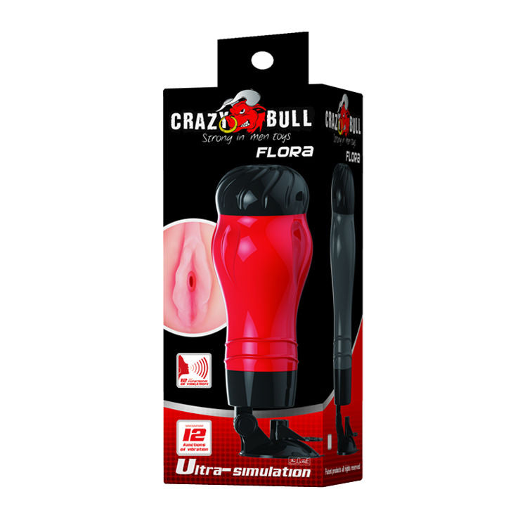 CRAZY BULL - FLORA VAGINA WITH VOICE MASTURBATOR BASE CRAZY BULL  NOCTURNA DESIRES