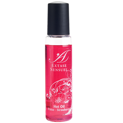 EXTASE SENSUAL - STRAWBERRY STIMULATING OIL HEAT TRIP 35 ML - NOCTURNA DESIRES