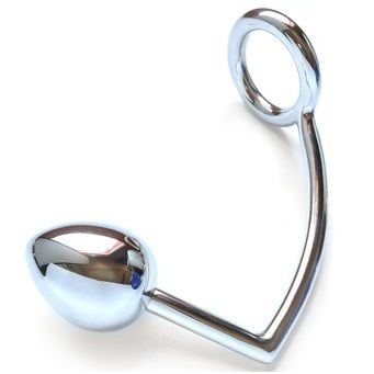 METAL HARD - RING WITH ANAL HOOK 45MM - NOCTURNA DESIRES