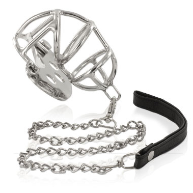 METAL HARD - METAL CHASTITY RING WITH STRAP - NOCTURNA DESIRES