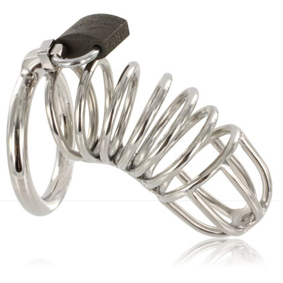 METAL HARD - CAGE RING CHASTITY DEVICE - NOCTURNA DESIRES