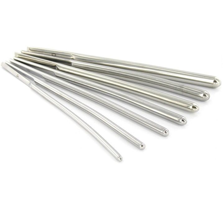 METAL HARD - 9MM STEEL URETHRAL DILATOR METAL HARD  NOCTURNA DESIRES