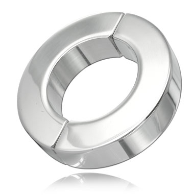 METAL HARD - STAINLESS STEEL TESTICLE RING 14MM - NOCTURNA DESIRES