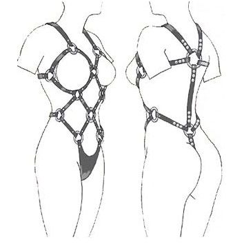 LEATHER BODY - STYLING WOMAN LEATHER BODY  NOCTURNA DESIRES