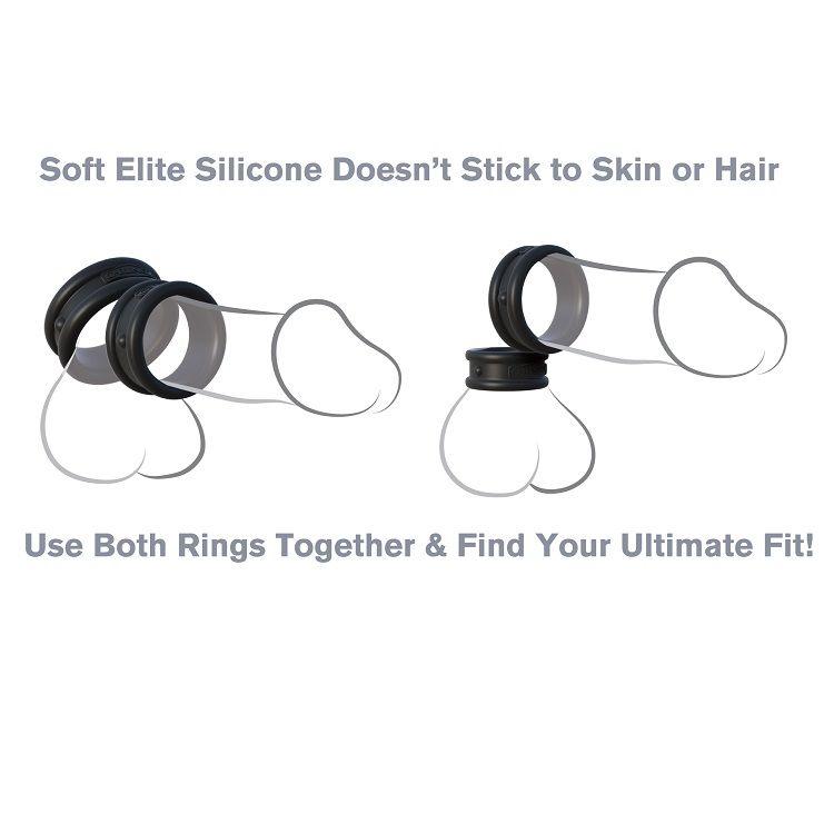 FANTASY C-RINGZ - MAX/WIDHT SILICONE RINGS - NOCTURNA DESIRES