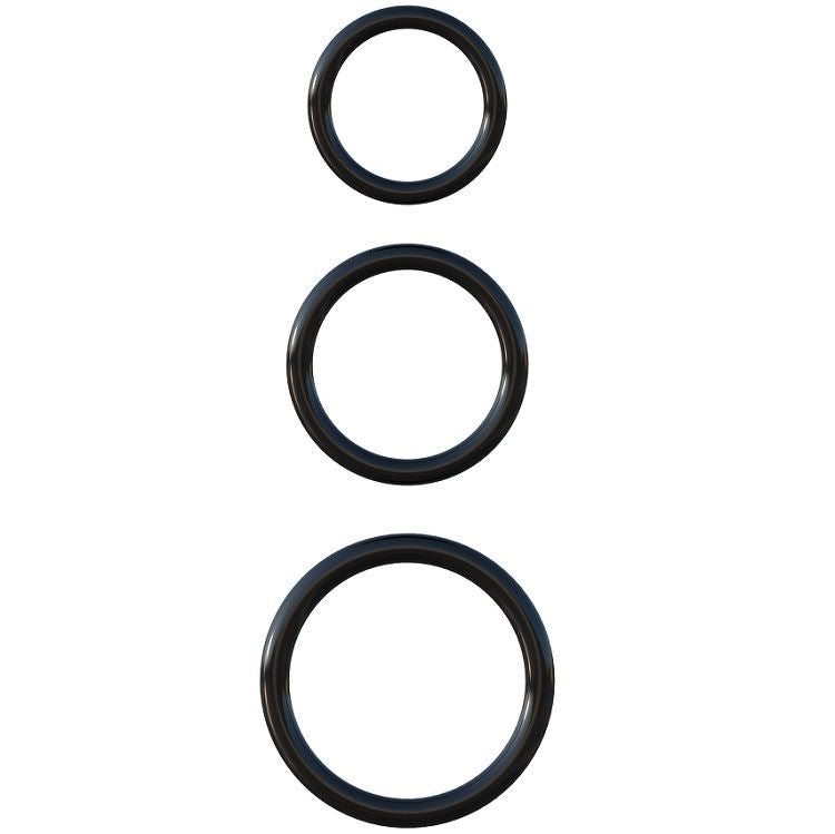 FANTASY C-RINGZ - SILICONE 3 RING STAMINA SET FANTASY C-RINGZ  NOCTURNA DESIRES