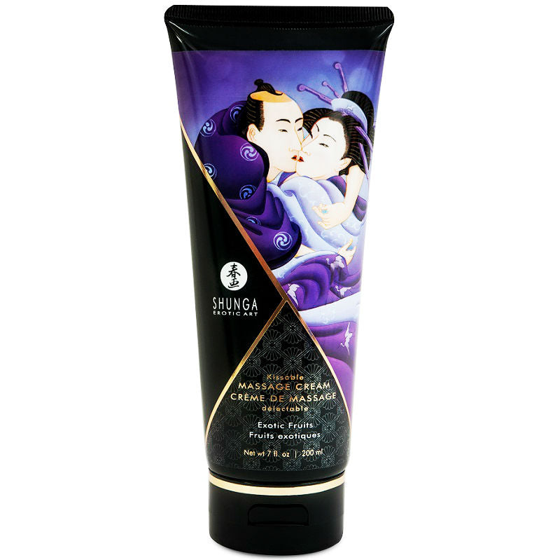 SHUNGA - EXOTIC FRUITS MASSAGE CREAM 200 ML SHUNGA MASSAGE CREAM  NOCTURNA DESIRES