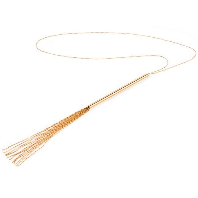 BIJOUX - MAGNIFIQUE METAL CHAIN NECKLACE / WHIP BIJOUX MAGNIFIQUE  NOCTURNA DESIRES