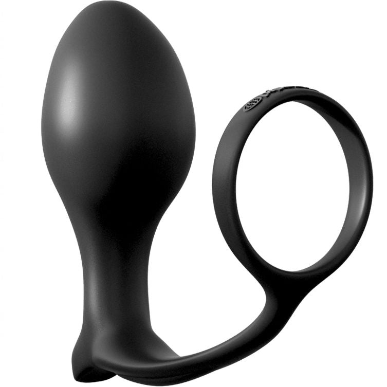 ANAL FANTASY - COLLECTION ASS-GASM ADVANCED RING WITH ANAL PLUG ANAL FANTASY SERIES  NOCTURNA DESIRES