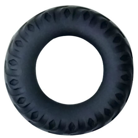BAILE - TITAN COCKRING BLACK GREEN 2 CM BAILE FOR HIM  NOCTURNA DESIRES