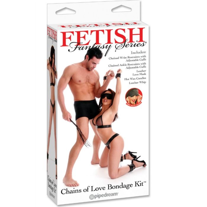 FETISH FANTASY SERIES - CHAINS OF LOVE BONDAGE KIT FETISH FANTASY SERIES  NOCTURNA DESIRES
