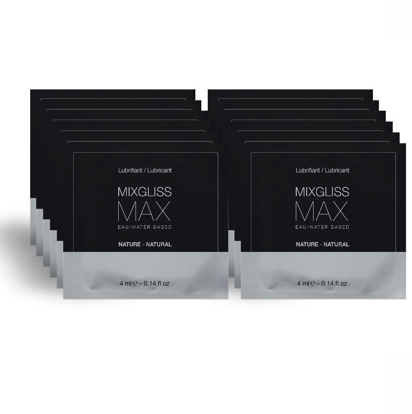 MIXGLISS - MAX ANAL DILATOR LUBRICANT PACK 12 SINGLE DOSE 4ML MIXGLISS  NOCTURNA DESIRES