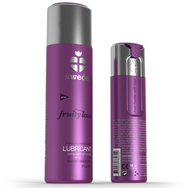 SWEDE - FRUITY LOVE LUBRICANT RASPBERRY RHUBARB 100 ML SWEDE  NOCTURNA DESIRES