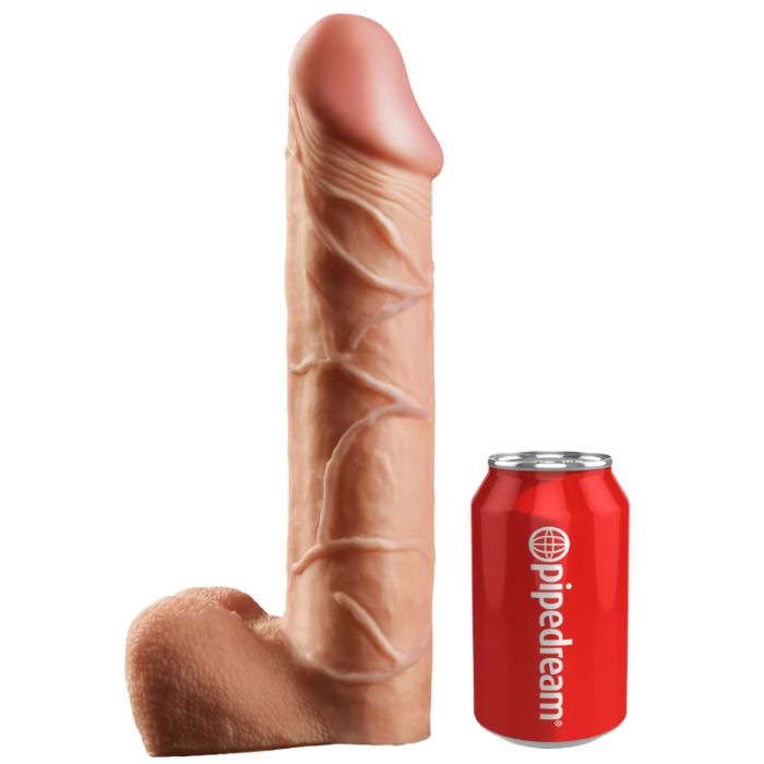 KING COCK - 30.5 CM HOLLOW STRAP-ON SUSPENDER SYSTEM - FLESH KING COCK  NOCTURNA DESIRES