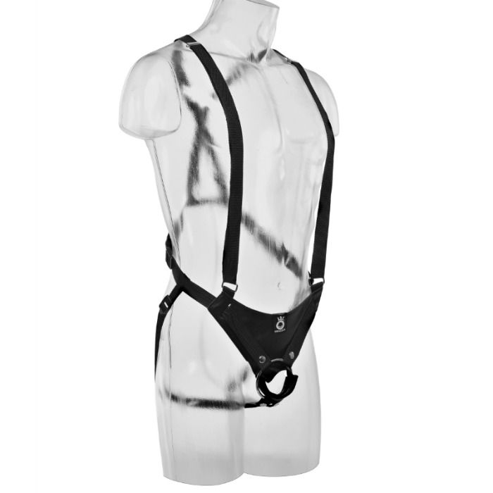 KING COCK - 30.5 CM HOLLOW STRAP-ON SUSPENDER SYSTEM - FLESH KING COCK  NOCTURNA DESIRES