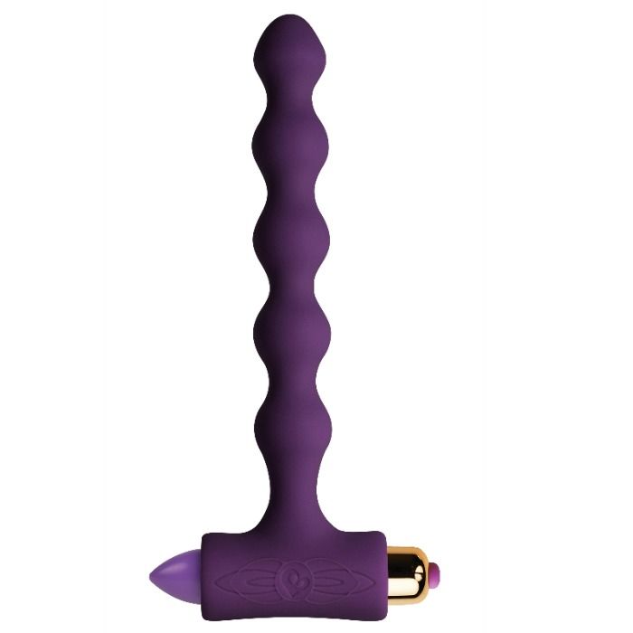 ROCKS-OFF - ANAL PLUG WITH VIBRATION AND RIVERLES PETITE SENSATIONS PEARLS ROCKS-OFF  NOCTURNA DESIRES