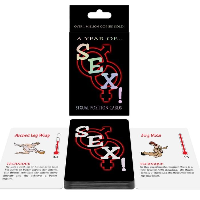 KHEPER GAMES - SEXUAL POSITION CARDS A YEAR OF...SEX! KHEPER GAMES  NOCTURNA DESIRES