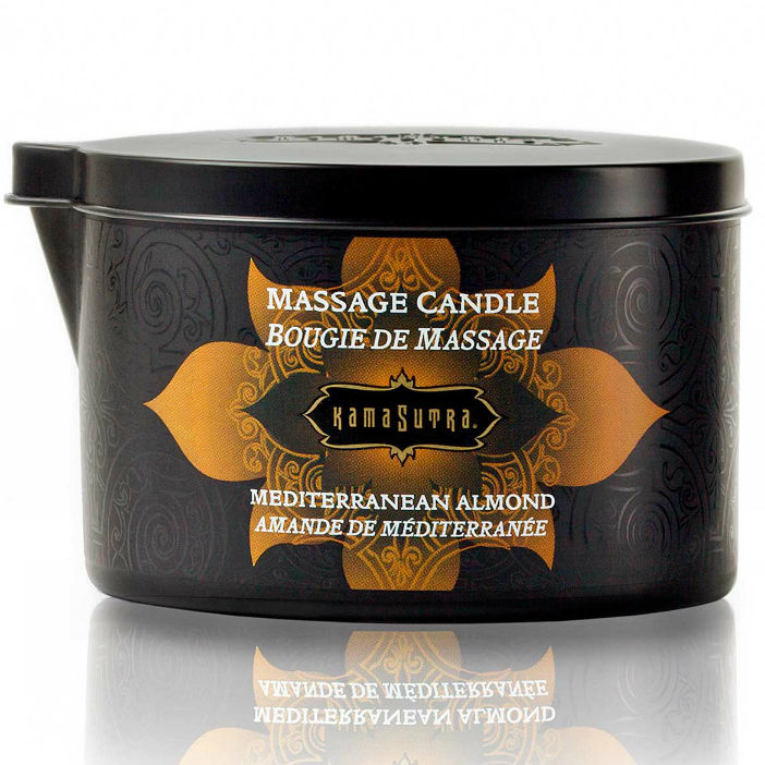 KAMASUTRA - MEDITERRANEAN ALMOND MASSAGE CANDLE 170GR KAMASUTRA COSMETICS  NOCTURNA DESIRES
