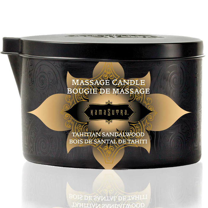 KAMASUTRA - VANILLA AND SANDALWOOD MASSAGE CANDLE 170 GR KAMASUTRA COSMETICS  NOCTURNA DESIRES