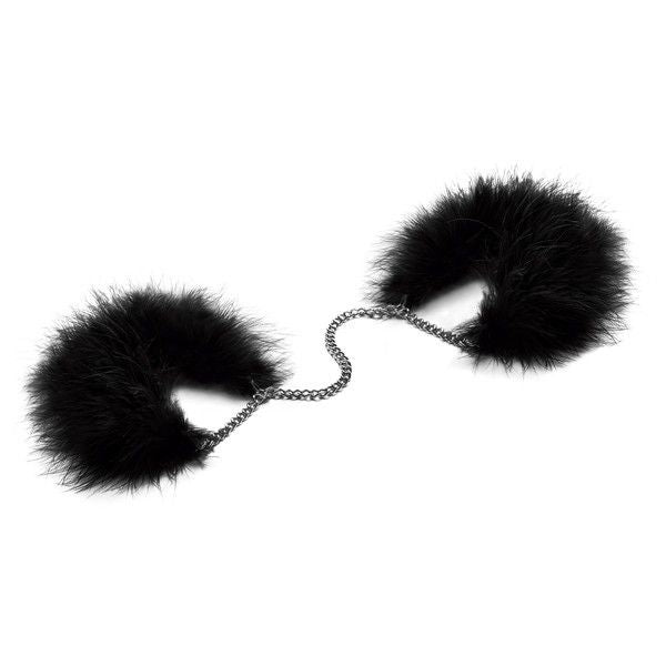 BIJOUX - ZA ZA ZU FEATHER HANDCUFFS BIJOUX INDISCRETS  NOCTURNA DESIRES