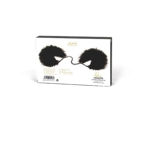 BIJOUX - ZA ZA ZU FEATHER HANDCUFFS BIJOUX INDISCRETS  NOCTURNA DESIRES