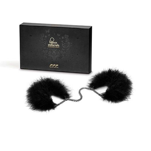 BIJOUX - ZA ZA ZU FEATHER HANDCUFFS BIJOUX INDISCRETS  NOCTURNA DESIRES