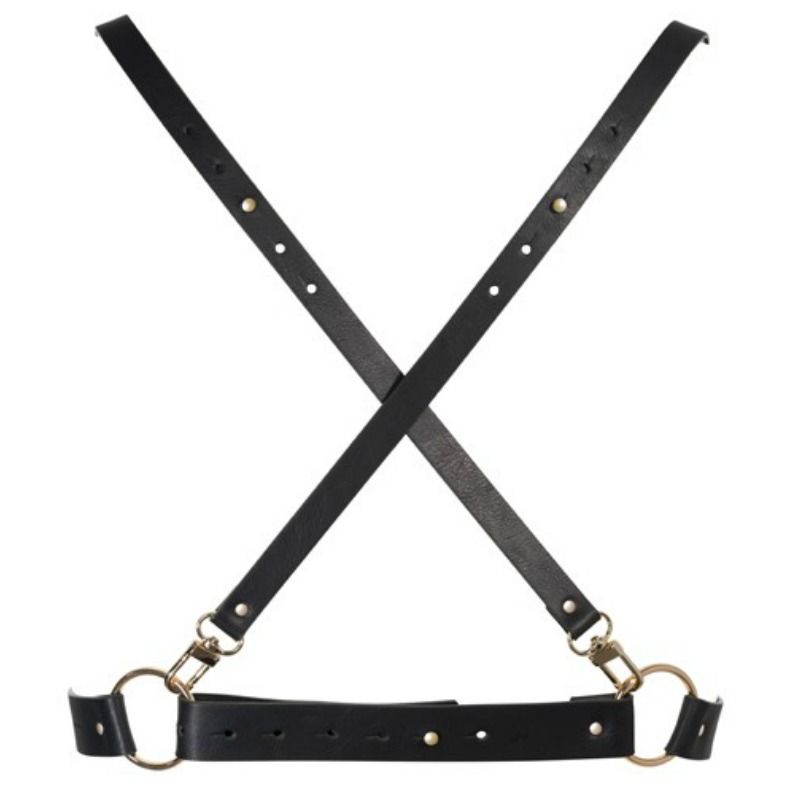 BIJOUX INDISCRETS MAZE - X HARNESS BLACK BIJOUX MAZE  NOCTURNA DESIRES