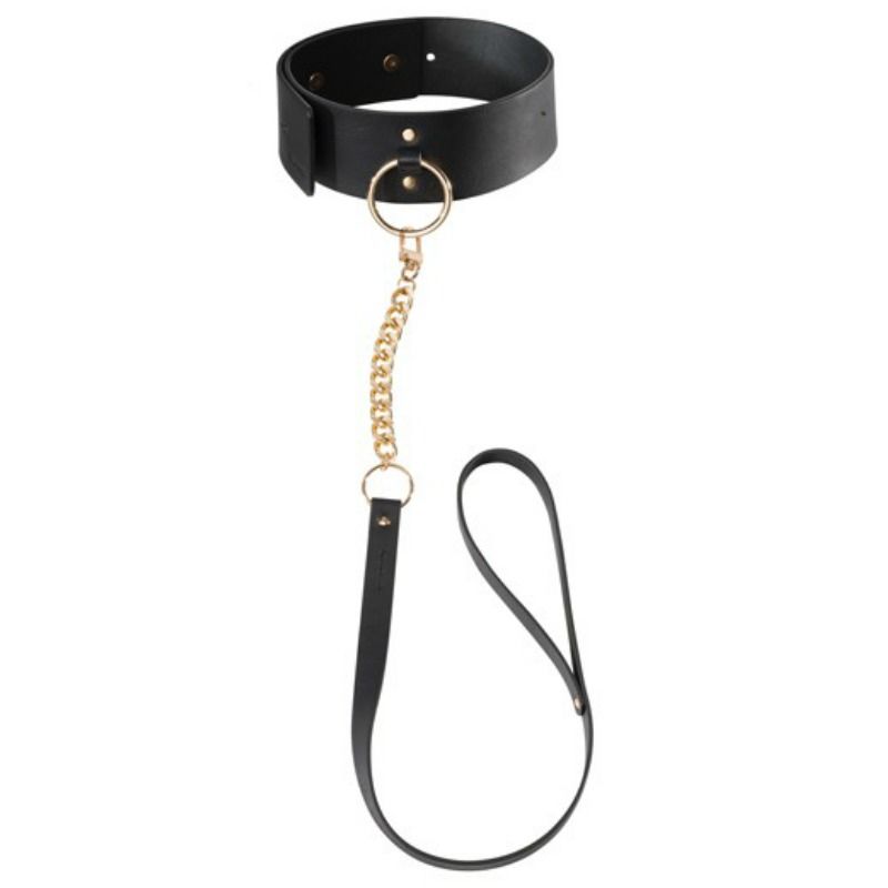 BIJOUX INDISCRETS MAZE - BLACK NECKLACE WITH STRAP BIJOUX MAZE  NOCTURNA DESIRES