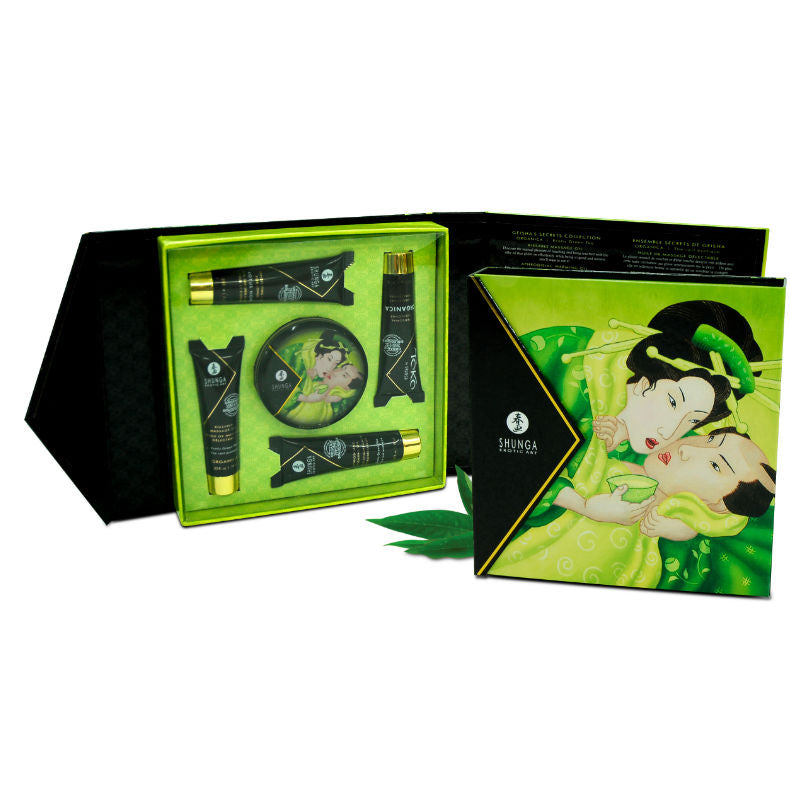 SHUNGA - SECRET GEISHA ORGANIC GREEN TEA KIT SHUNGA KITS  NOCTURNA DESIRES