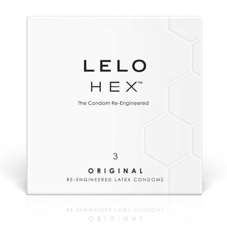 LELO - HEX CONDOM BOX 3 UNITS LELO  NOCTURNA DESIRES
