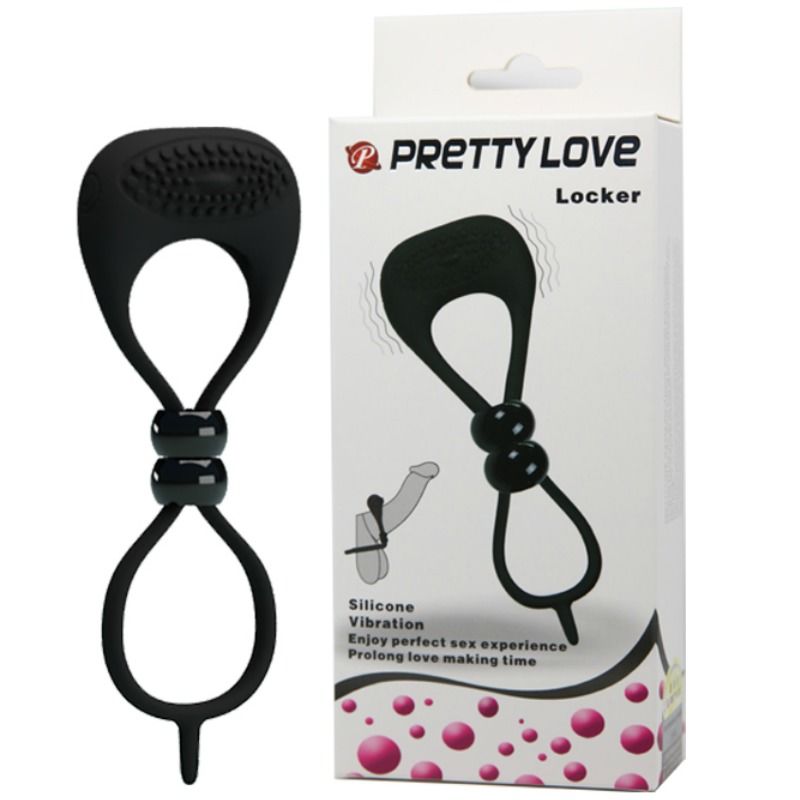 PRETTY LOVE - DOUBLE RING FOR PENIS AND TESTICLES PRETTY LOVE MALE  NOCTURNA DESIRES