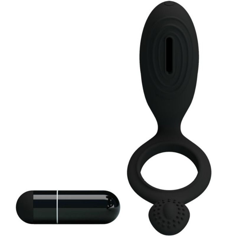 PRETTY LOVE - ETHEL VIBRATING RING WITH STIMULATOR PRETTY LOVE MALE  NOCTURNA DESIRES