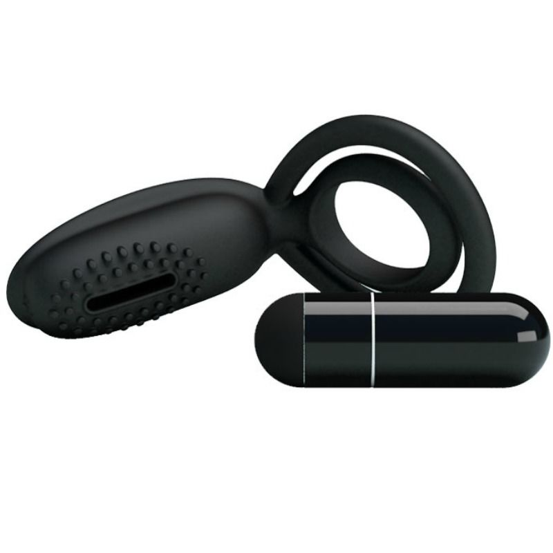 PRETTY LOVE - ESTHER VIBRATING RING WITH STIMULATOR PRETTY LOVE MALE  NOCTURNA DESIRES