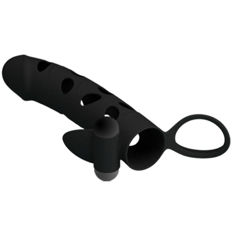 PRETTY LOVE - SILICONE COVER WITH VIBRATION 15.2 CM PRETTY LOVE MALE  NOCTURNA DESIRES