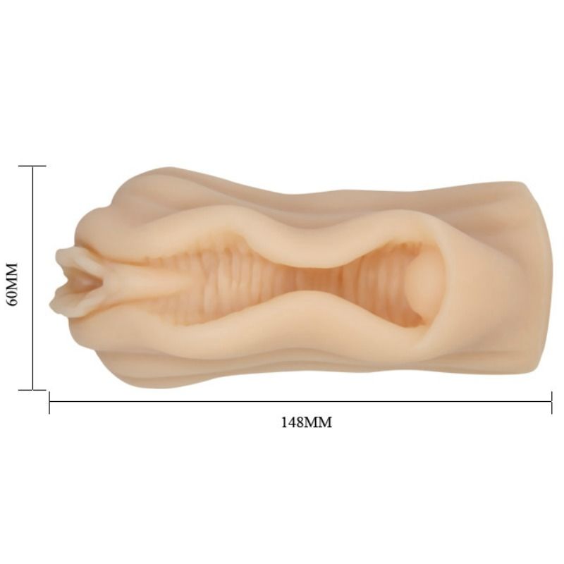 BAILE - MINI MALE MASTURBATOR VAGINA LIPS DESIGN BAILE FOR HIM  NOCTURNA DESIRES