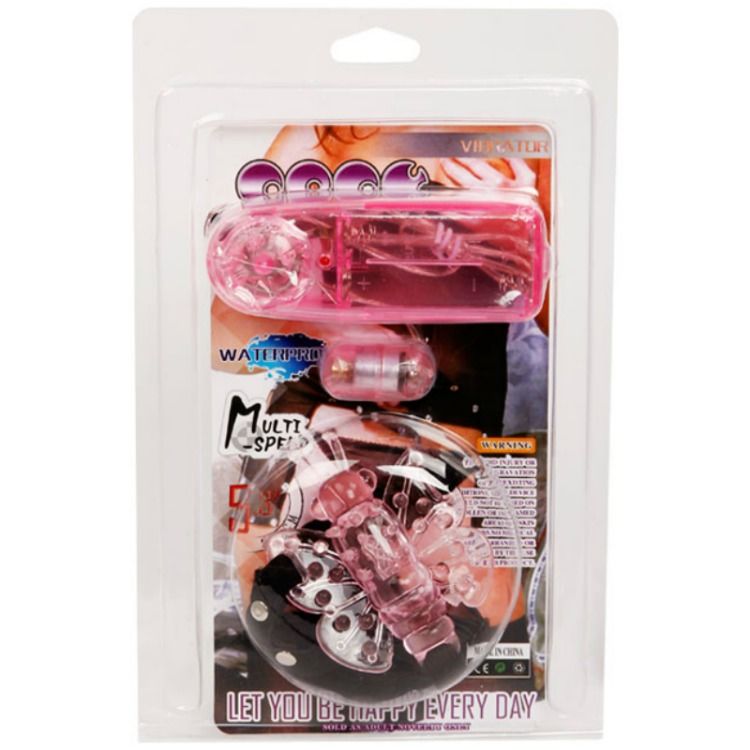 BAILE - HARNESS WITH MULTIVESPEED VIBRATING BUTTERFLY BAILE STIMULATING  NOCTURNA DESIRES