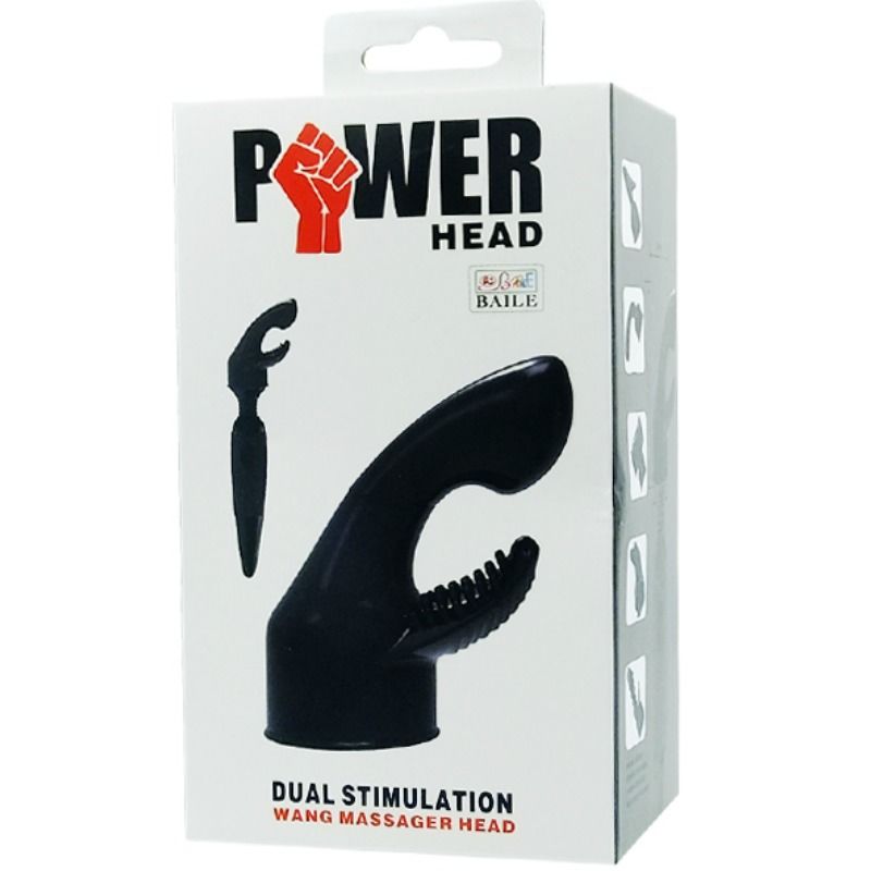 BAILE - POWER HEAD INTERCAMBIABLE HEAD FOR MASSAGERGY POINT STIMULATION AND CLITORIS BAILE POWER HEAD  NOCTURNA DESIRES