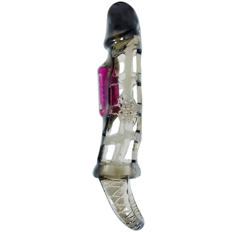 BAILE - PENIS EXTENSION SLEEVE WITH VIBRATION AND STRAP 13.5 CM BAILE FOR HIM  NOCTURNA DESIRES